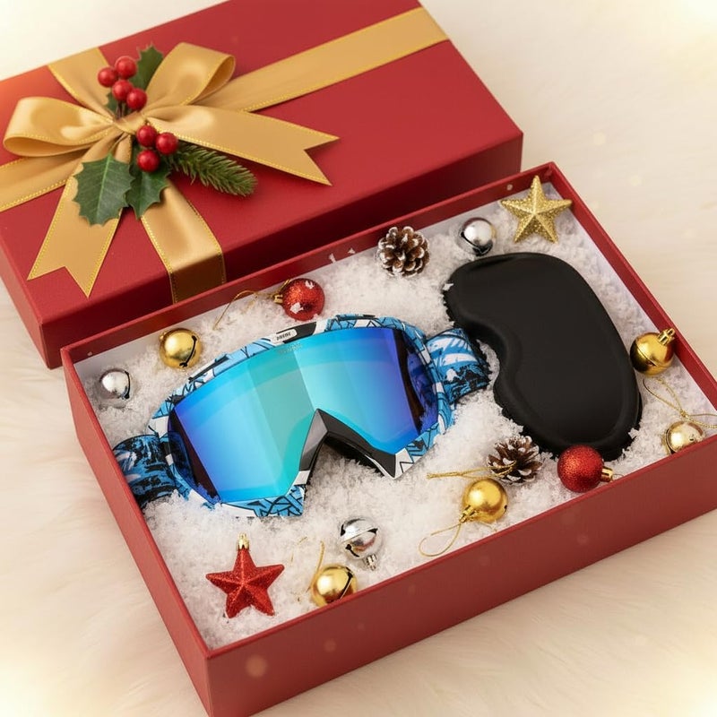 BATFOX Dirt Bike Goggles with Case - Motorcycle Motocross ATV Racing Safety Glasses, Best Christmas Gifts for Men Youth - Image 3